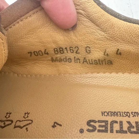 Hartjes XS Casual Shoes UK size 4‎ US size 6.5 Tan Beige Suede Side Zip Sneakers - Picture 6 of 15